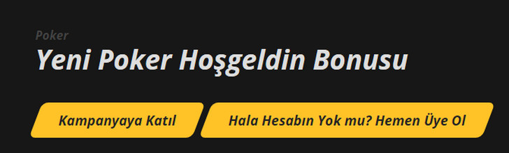 mobilbahis poker bonus